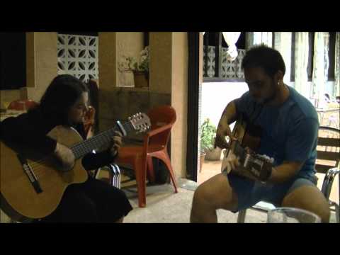 sarah et antonio, guitares flamenca