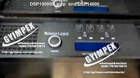 dsp14000 dsp10000q  dsp power amplifier