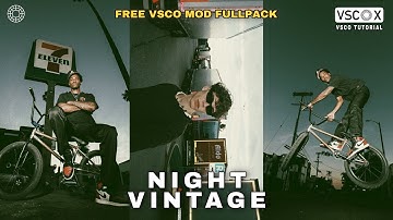 Vsco Tutorial | Cara Edit Foto Night Vintage | Vsco X Fullpack 2023
