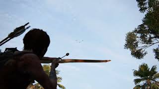 TLOU 2 - Explosive Arrow Trick shot - GROUNDED