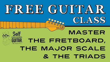 FREE GUITAR CLASS - Master The Fretboard, The Major Scale & The Triads by Alex Gordon Hi-Fi