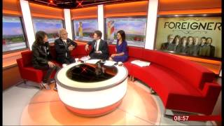Video voorbeeld van "Foreigner Interview on BBC Breakfast"
