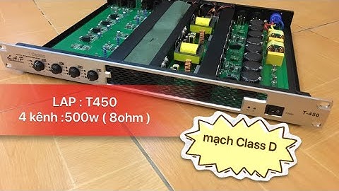 CỤC ĐẨY SIÊU MỎNG : LAP T450 class D  ( tại Thắng Cao Audio : 0357159662-0943687690)