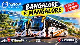 Taking Delivery of Canara Pinto's New Volvo 9600 SLX Buses | Volvo Plant to Mangalore Journey screenshot 1