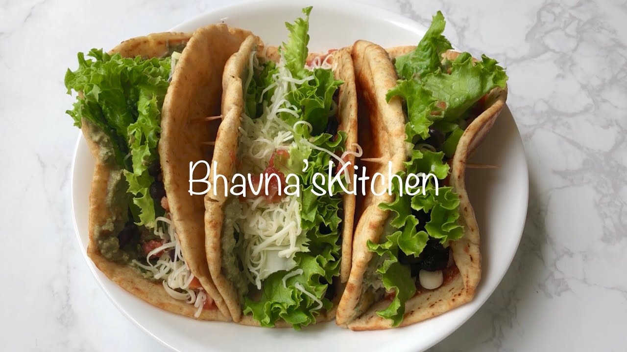 Today’s Quick Lunch: How to Pitalupa - Chalupa with Pita making Live from Bhavna’s Kitchen | Bhavna