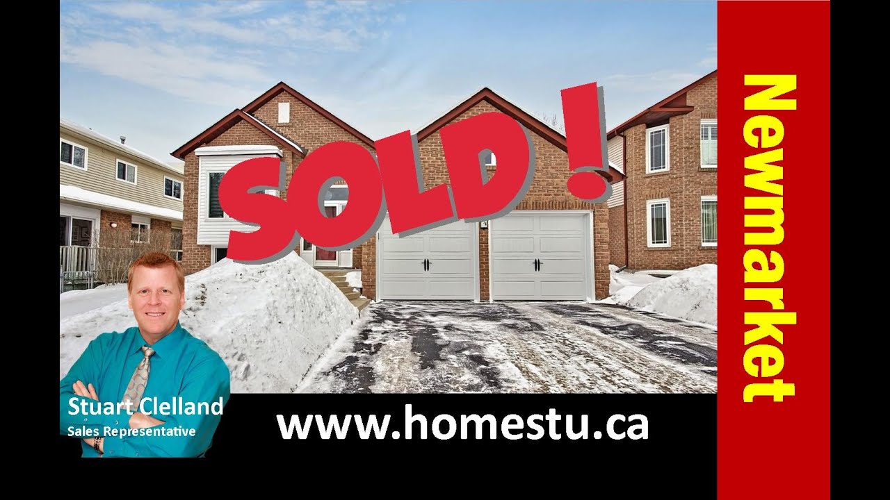 Home For Sale In Newmarket 334 Exeter Court YouTube