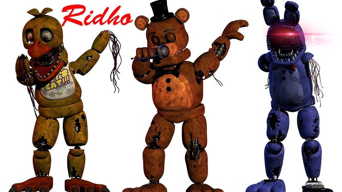 Corrigido Withered Freddy [Blender FNaF] por TRAWERT Papel de