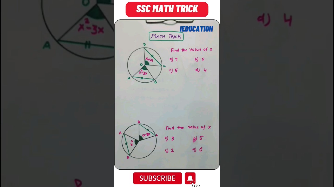 Trick Ssc Math Math trick for ssc #ssc #cbseboard #shorts - YouTube