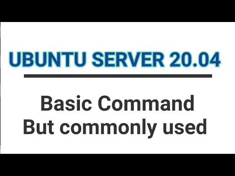 Ubuntu Server for beginners basic command but most commonly used - YouTube
