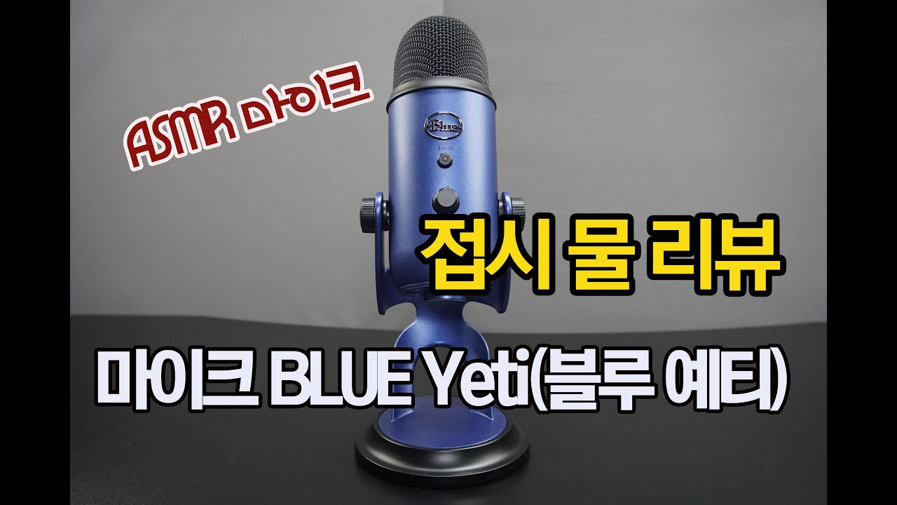 ASMR 마이크 BLUE Yeti(블루 예티) 겉핥기 리뷰