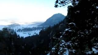 On the trails above Marienbrücke and Schloss Neuschwanstein in Germany