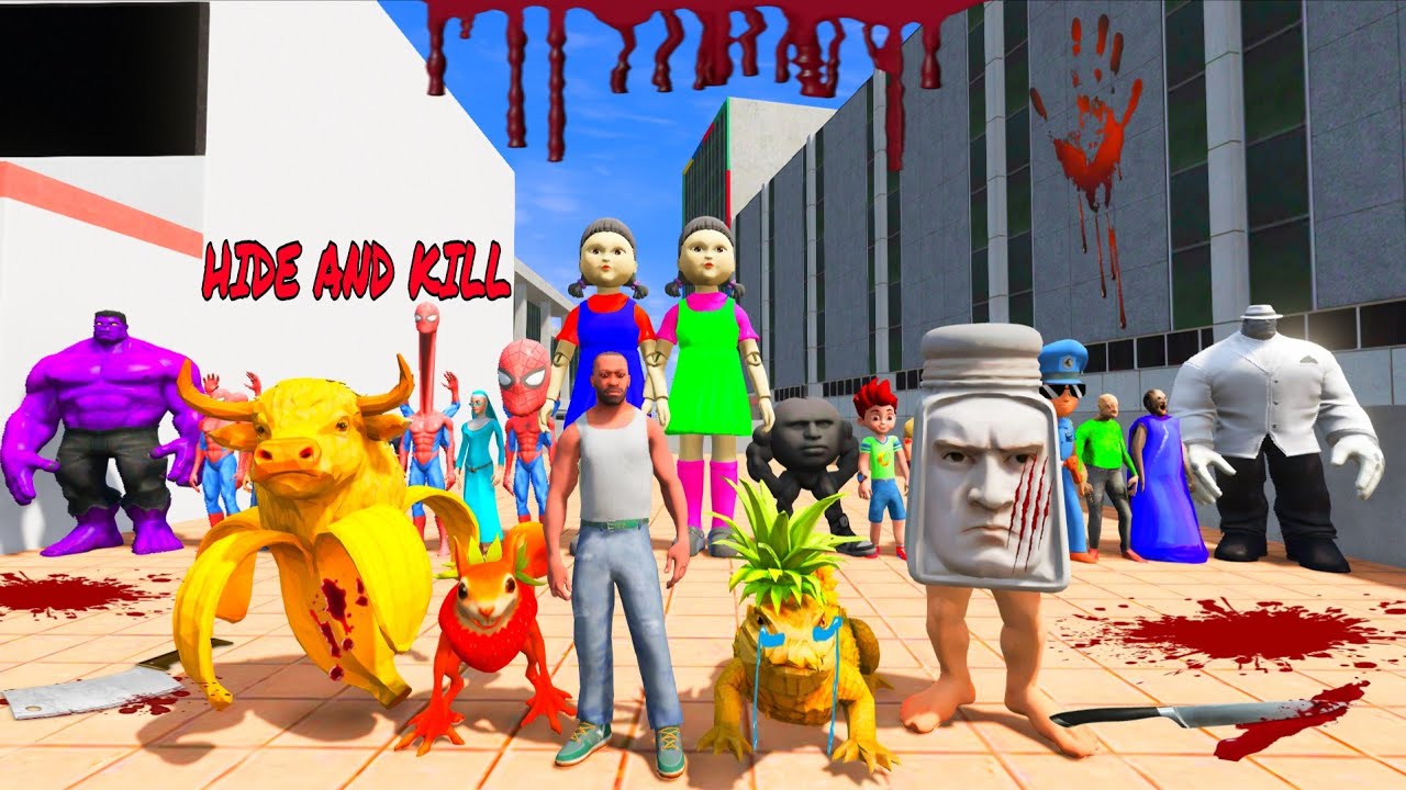 FRANKLIN PLAY HIDE AND KILL IN INDIAN BIKE DRIVING 3D