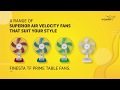 V-Guard Superior Air Velocity Fans are more than just a fan. To know more https://bit.ly/3fobXdU