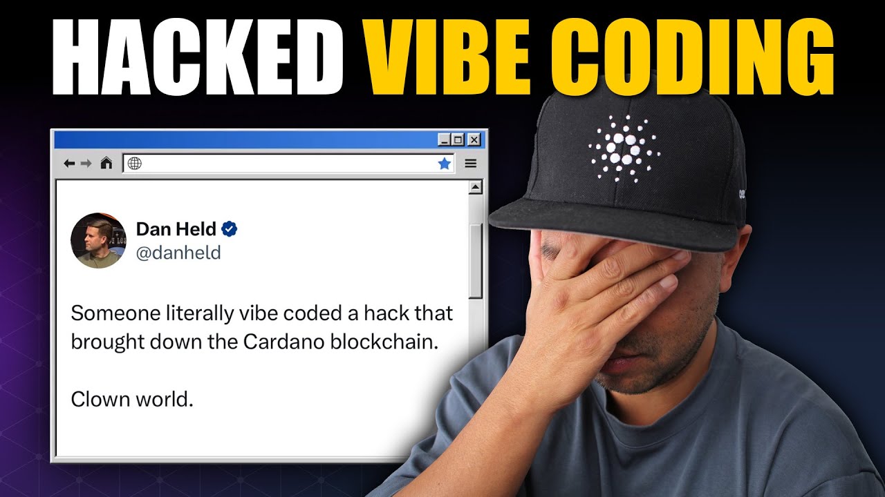 Did a kid vibe coding with AI take down the Cardano blockchain? - Learn  Cardano : r/cardano