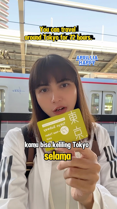 Cara hemat keliling tokyo dengan tokyo subway pass #japan #traveljapan #japantravelvlog #jepang