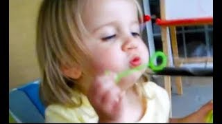 Cute Babies Blowing Bubbles For The First Time - Funny Babies Compilation
