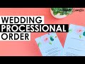 How To Order Your Wedding Ceremony Processional