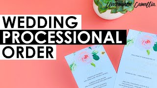 How To Order Your Wedding Ceremony Processional