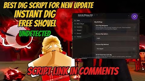BEST DIG SCRIPT| KEYLESS SCRIPT,AUTO DIG, FREE SHOVEL , INFINITE MONEY,AUTOMATIC PIZZA