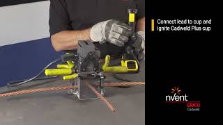 Type XBM, Cable to Cable - nVent ERICO Cadweld Exothermic Connection.