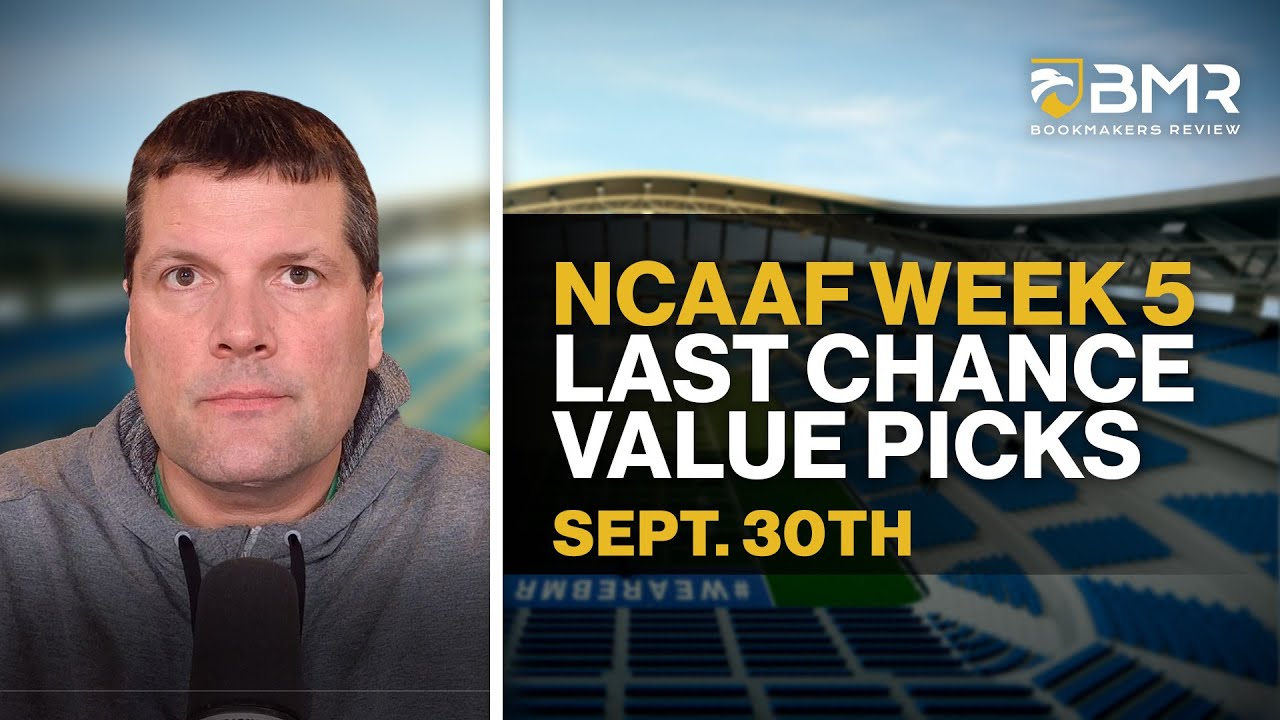NCAAF Best Bets Week 5 Last Chance Value Picks by Donnie RightSide