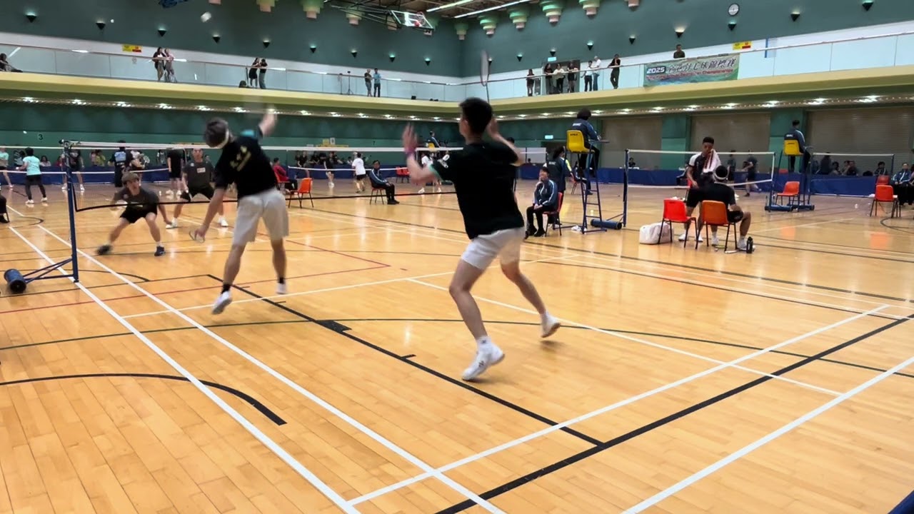 2025 全港羽毛球錦標賽 中級男子雙打  semifinal  黃梓軒 / 吳澤銘 vs 鄧浩勤 / 張栢塱
