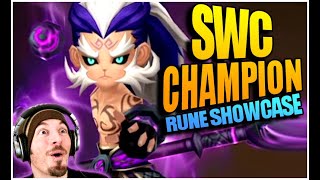 One of the BEST Accounts in Summoners War! (SWC 2019 Champion Rune Showcase)