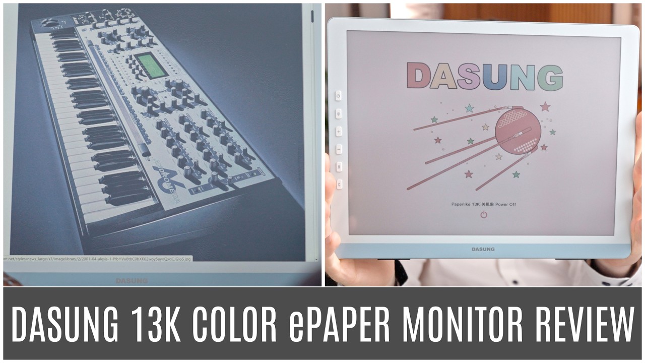 Dasung 13K Color ePaper Computer Monitor: Finally a Real-World 