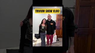 trivium show all access vlog #trivium #metalcore #concert