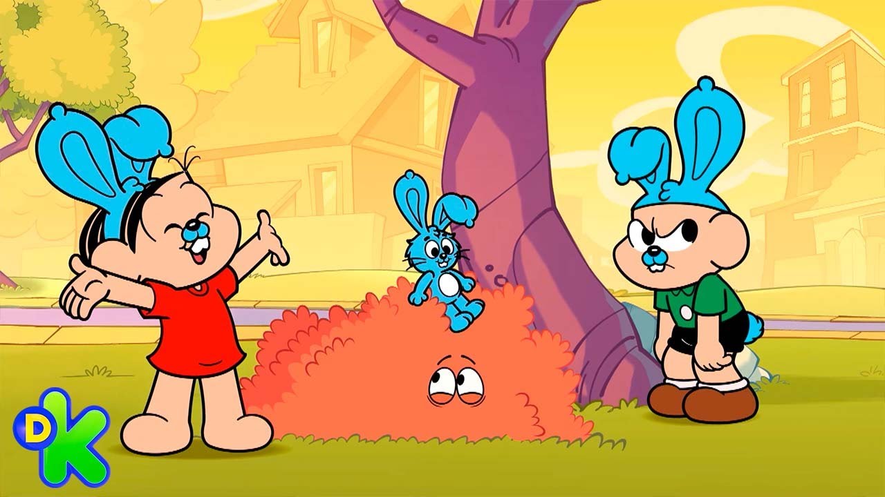 Mônica e Cebolinha disputam para ser o guia do Sansão | Turma da Mônica | Discovery Kids Brasil