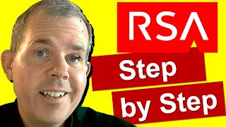 RSA algorithm step by step example