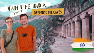 Visiting Mesmerising Ellora & Ajanta | Van Life India | The Hippie Trail #51