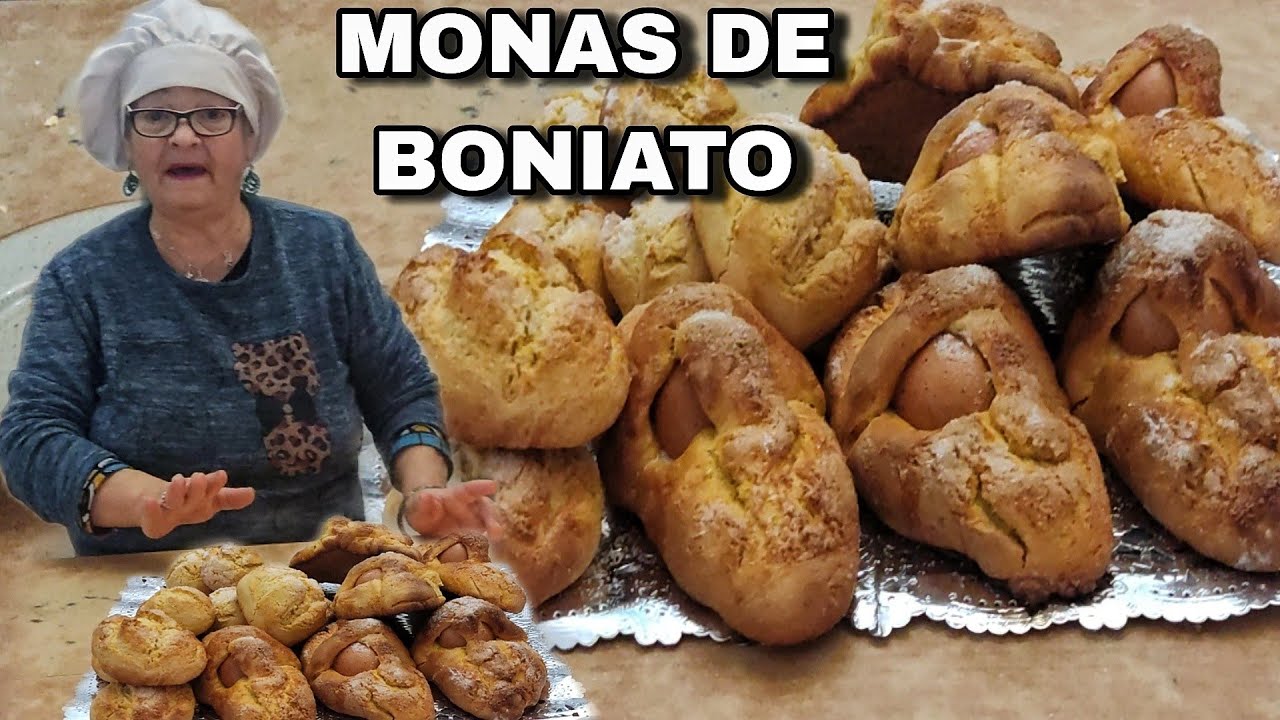 MONAS DE BONIATO. Deliciosos. María la pastelera - Recetas paso a paso.