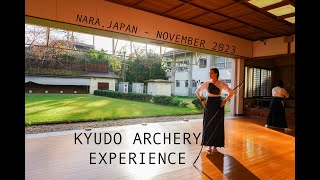 Kyudo (Japanese Archery)  Nara, Japan  November 2023 (4K)