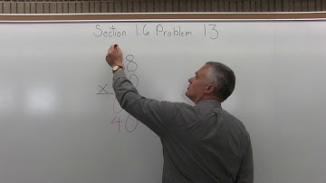 MTH 060 : Section 1.6 Problem 13 - Mathematics with Dan Avedikian