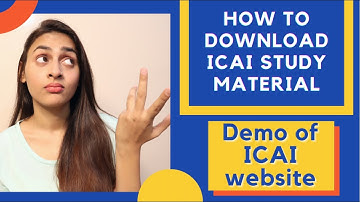How to download ICAI Study Material | Demo of ICAI Website | RTP MTP Past Year Paper | @azfarKhan