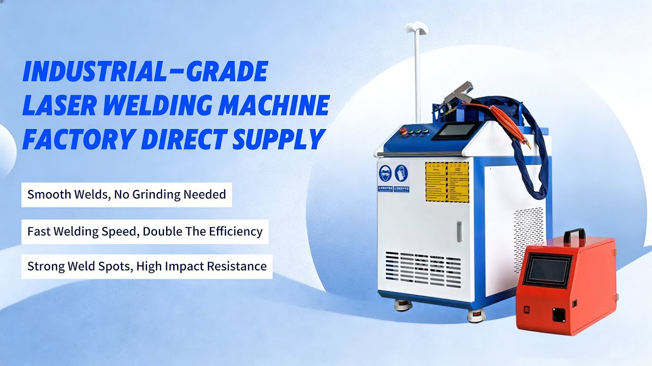 Industrial-Grade Laser Welding Machine | Factory Direct | Smooth, Strong Welds, No Grinding