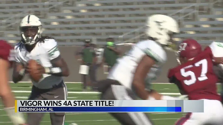 Vigor High School wins 4A State Championship
