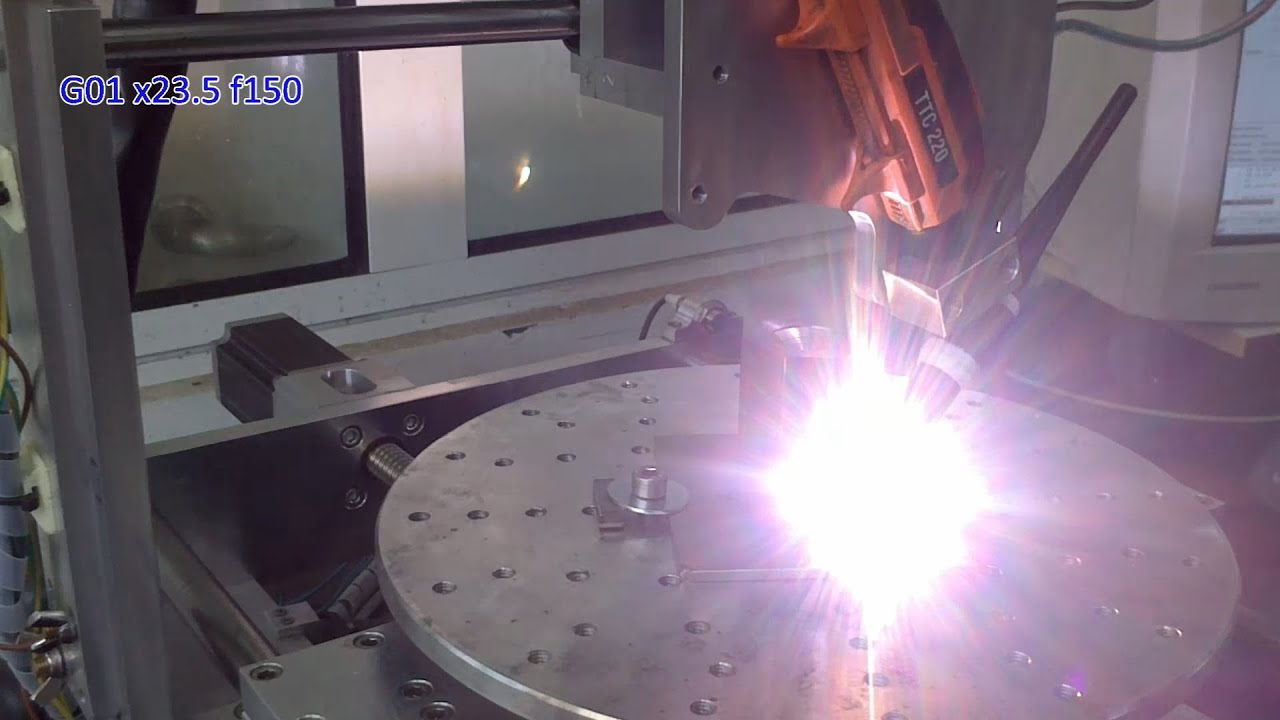 G-code CNC Programming Hexagon Welding on 4-Axis CNC - YouTube