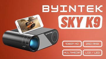 BYINTEK SKY K9 Projector Review | Multi-Screen, LED, 1080P, Mini Portable