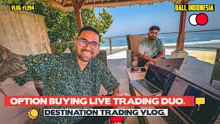 A DAY IN THE LIFE OF TRADERS WHILE TRAVELING 🧿 DESTINATION TRADING FROM BALI 📈