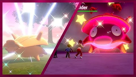 Shiny Shellder + Evolution || Pokemon Shield