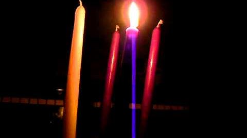 Advent wreath lighting and  prayers part 2