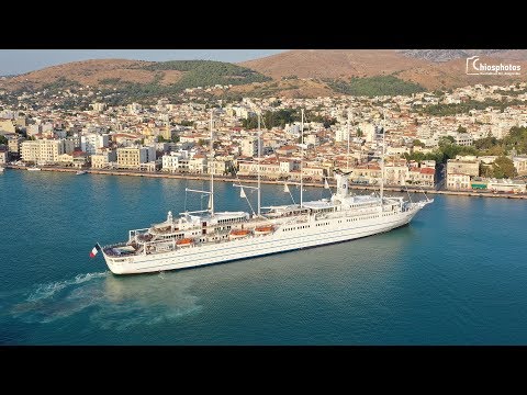 Το μεγαλύτερο ιστιοφόρο πλοίο του κόσμου Club Med 2 στη Χίο