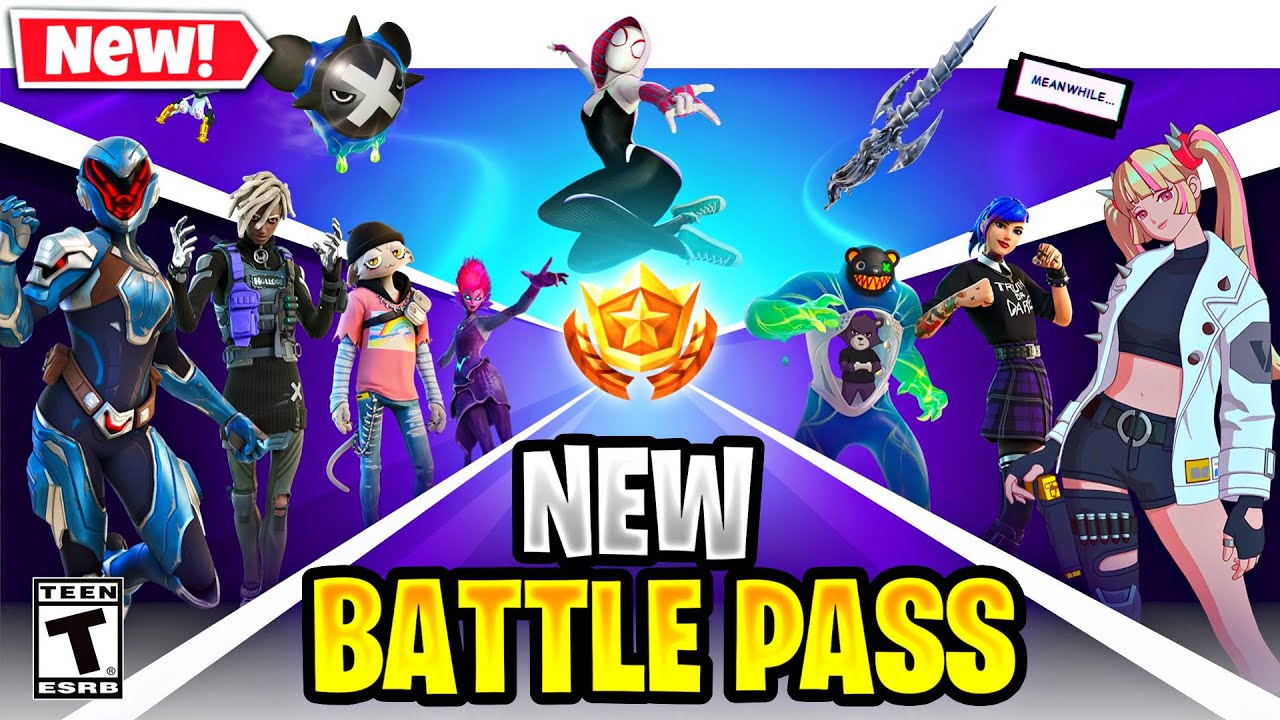 *NEW* FORTNITE SEASON 4 ENTIRE BATTLE PASS LEAKED!! | Fortnite Battle