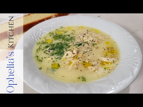 Lemon Chicken Soup with Orzo (Greek Avgolemono) | Juiciest Chicken Soup