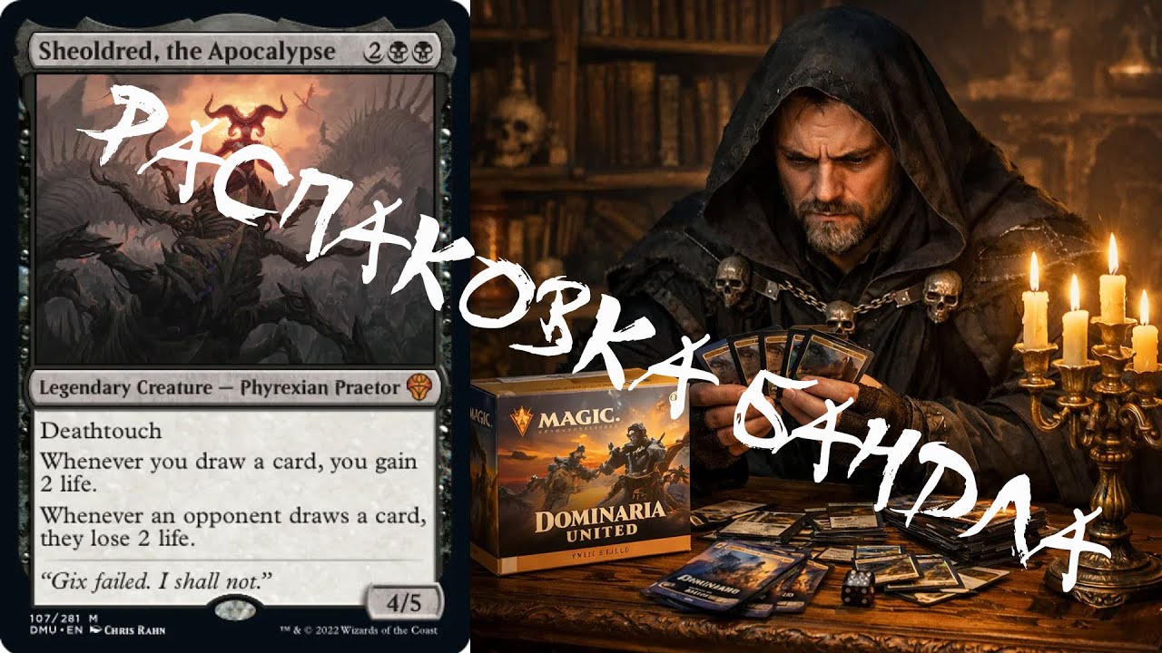 Magic the Gathering: Dominaria United - Bundle распаковка бандла 4K 60fps