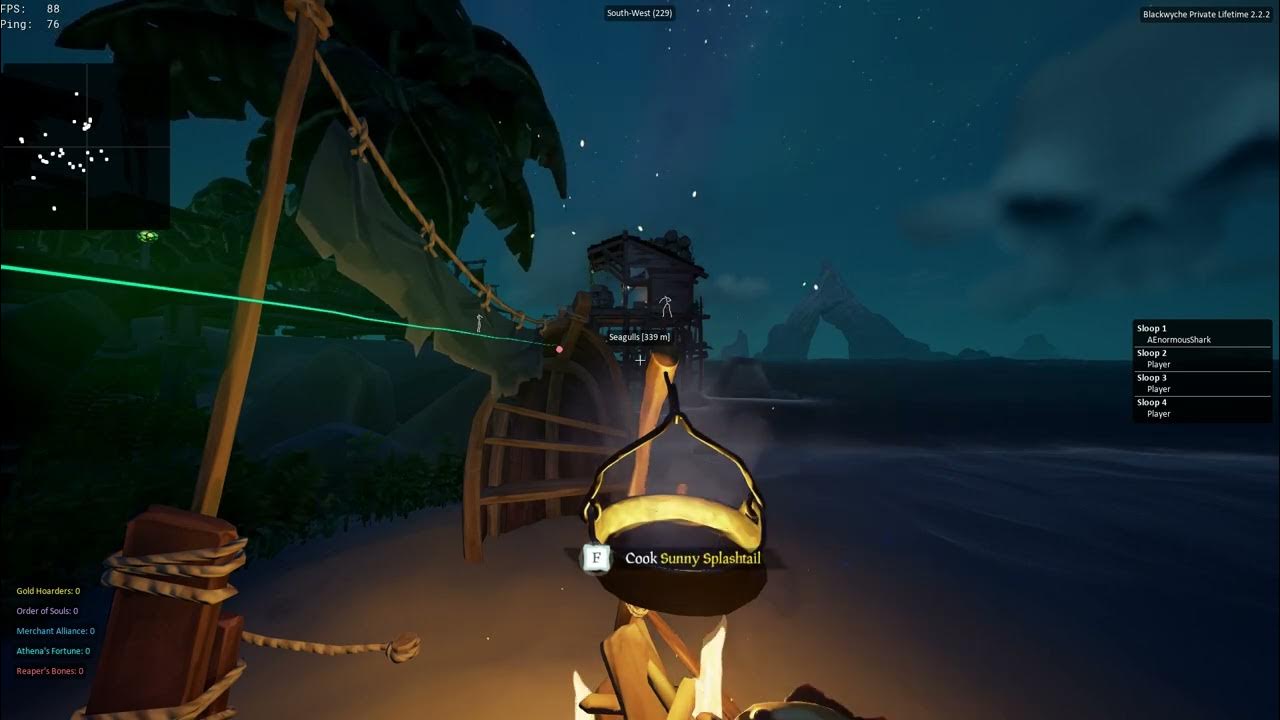 Sea of Thieves internal fishing bot part 2 (cooking, storing