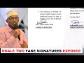 TOTAL SHAME: Aden Duale's TWO Fake Signatures Exposed | Kenya's Blood Scandal Goes Deeper