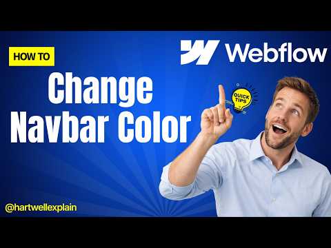 How to Change Navbar Color With Background in Webflow
